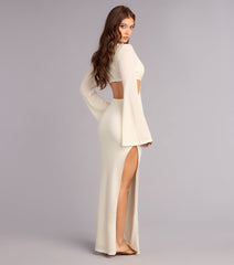 Island Afterglow Knit Maxi Dress