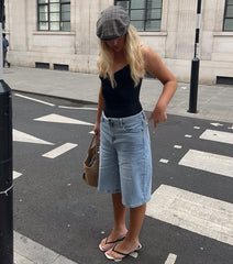Weekend Cool Mid-Rise Denim Jorts