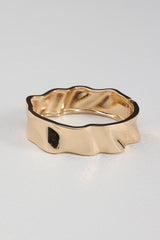 Morning Light Irregular Bangle Gold