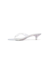 THERAPY Jellyz Thong Heel Clear