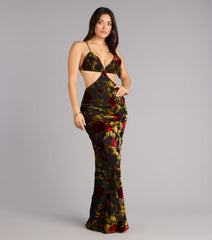 Milana Velvet Open Back Mermaid Formal Dress