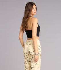 Heartbreaker Halter Corset Top