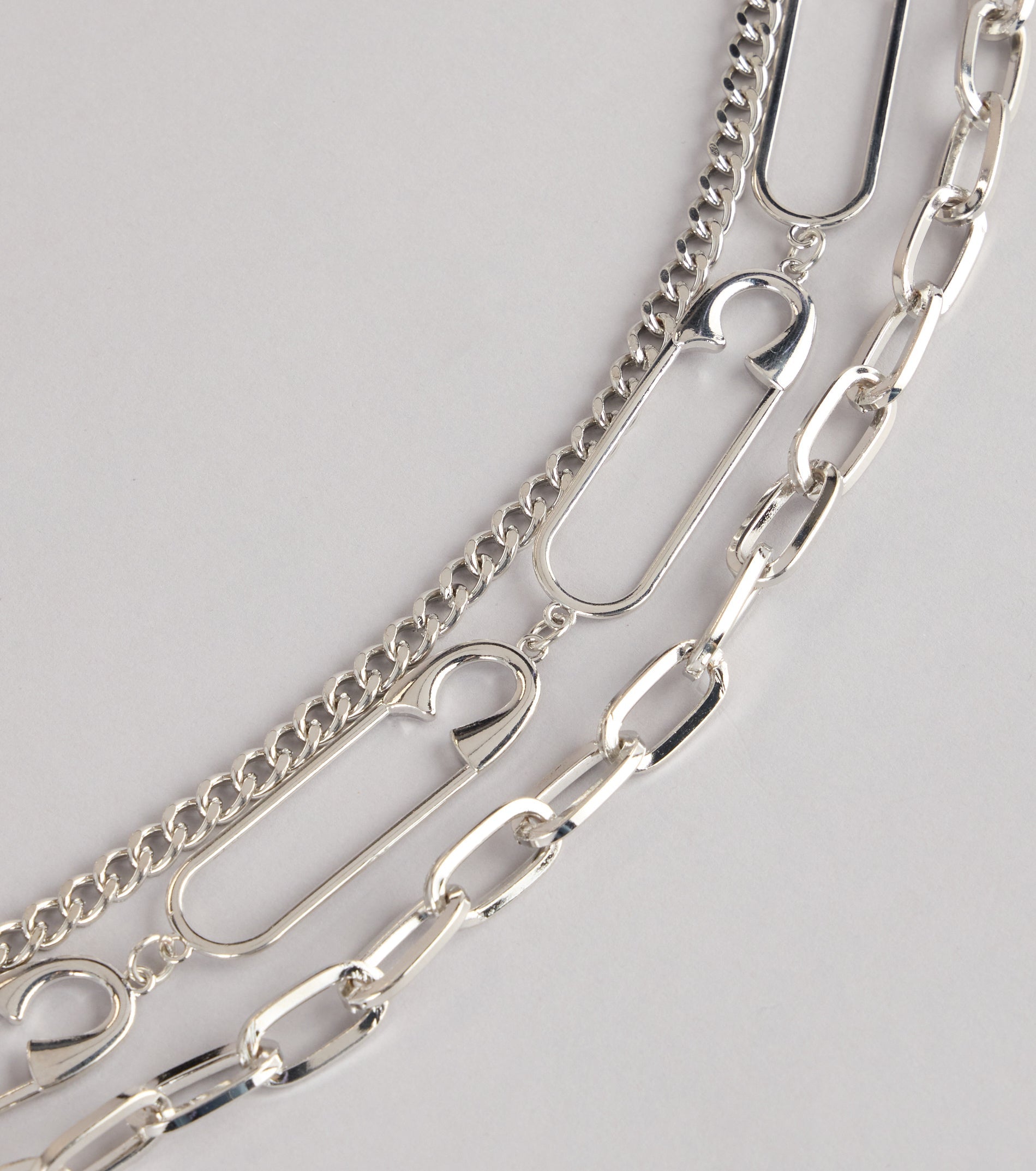 Layered Look Chain Belt