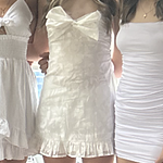 Best Selfie Strapless Mini Dress White