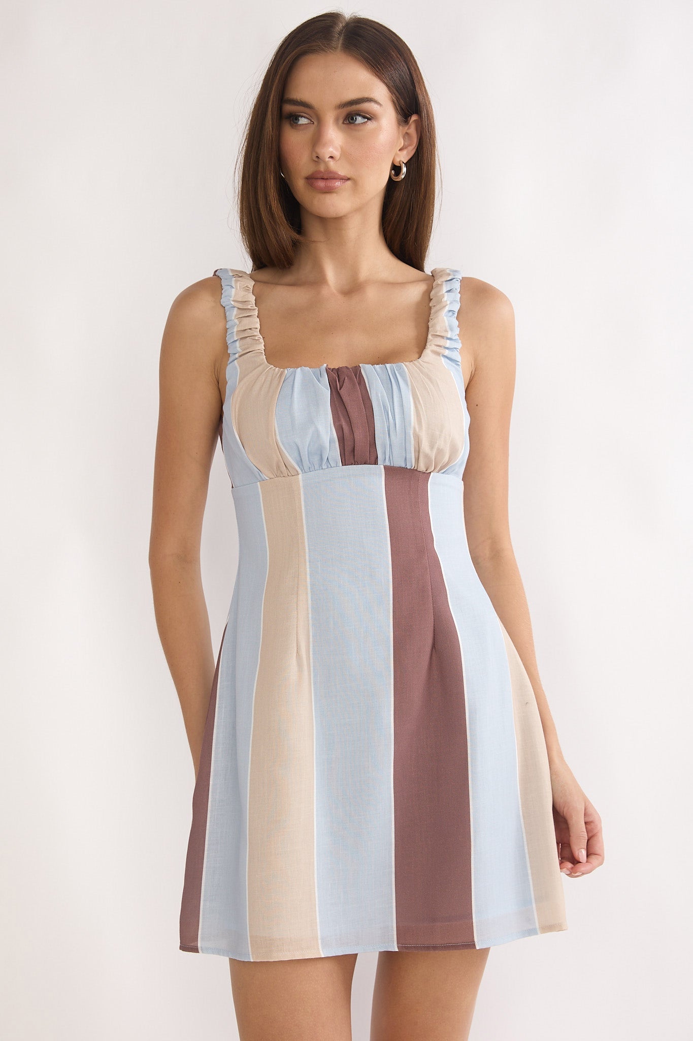 Petronella Mini Dress Stripe