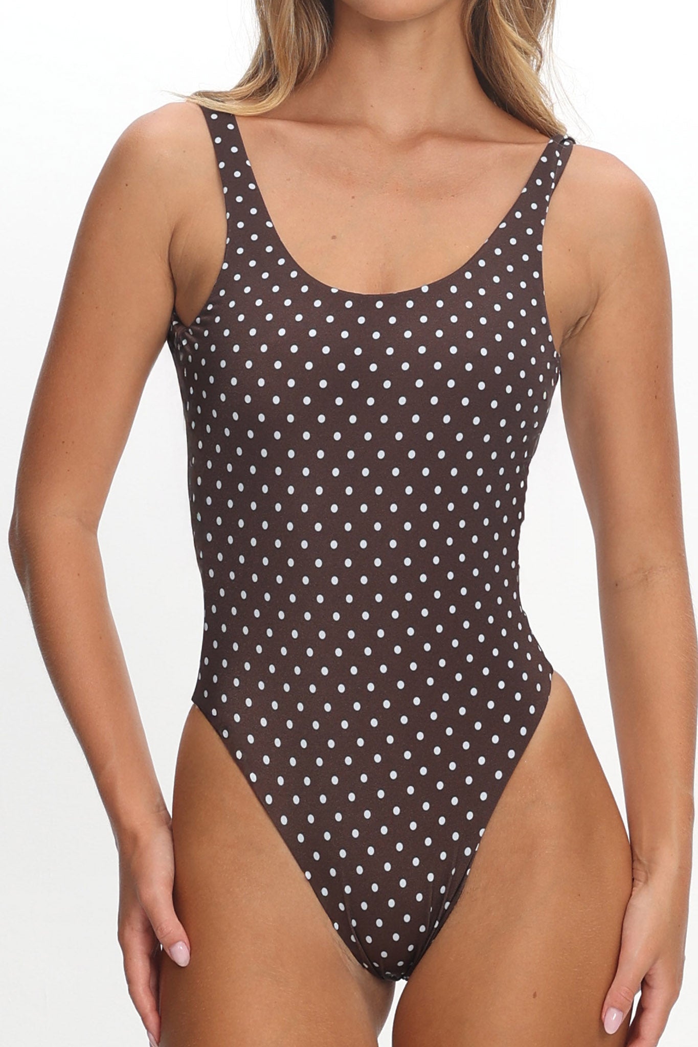 LIONESS Kenny One Piece Chocolate Blue Polka